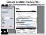 Captura de datos manuscritos